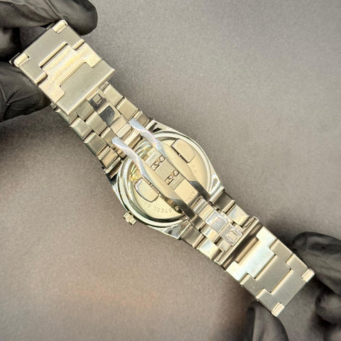 TISSOT PRX Green dial with silver chain