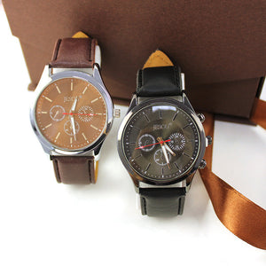 Men's Creative Packed Gift Box Watches Set Quartz Wrist Watch.