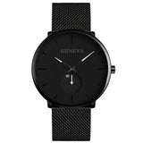 Fashion Casual Geneva Mens Watch Quartz Analog Watches Wrist