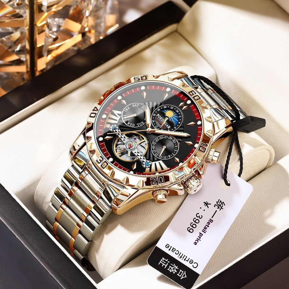 New Automatic Men's Mechanical Watch Stainless Steel